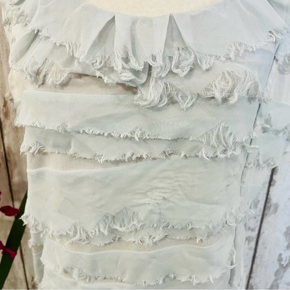 NY&Co - Organza Overlay Blouse - Picture 4 of 8